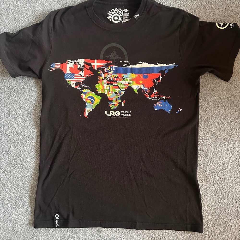 LRG Whole World t-shirt, M